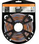 Hilo con alma de acero STIHL 2.7 mm 53 m tricolor