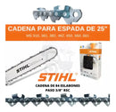 Cadena para motosierra STIHL MS 361 25 pulgadas 84 eslabones