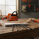 6 limatones redondos STIHL para cadena de motosierra 3/16